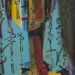 Hassen Amraoui - Acrylique  sur papier - 001