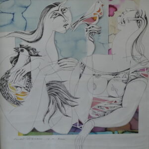 Mohamed Zouari - Dessin et decoupage sur papier - 001