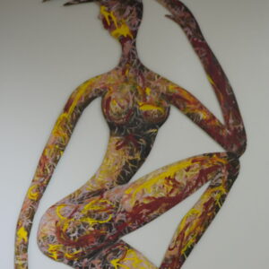 Hassen  Amraoui - Acrylique sur bois - 002